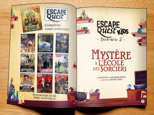 Escape Quest Kids #2 - Mystère à l'école des sorciers